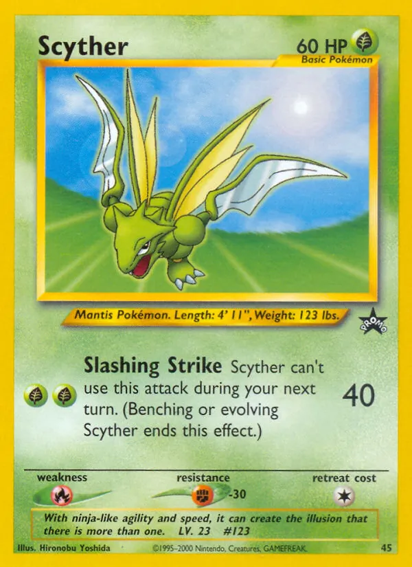Scyther #45, Standard print, TCGdex reference
