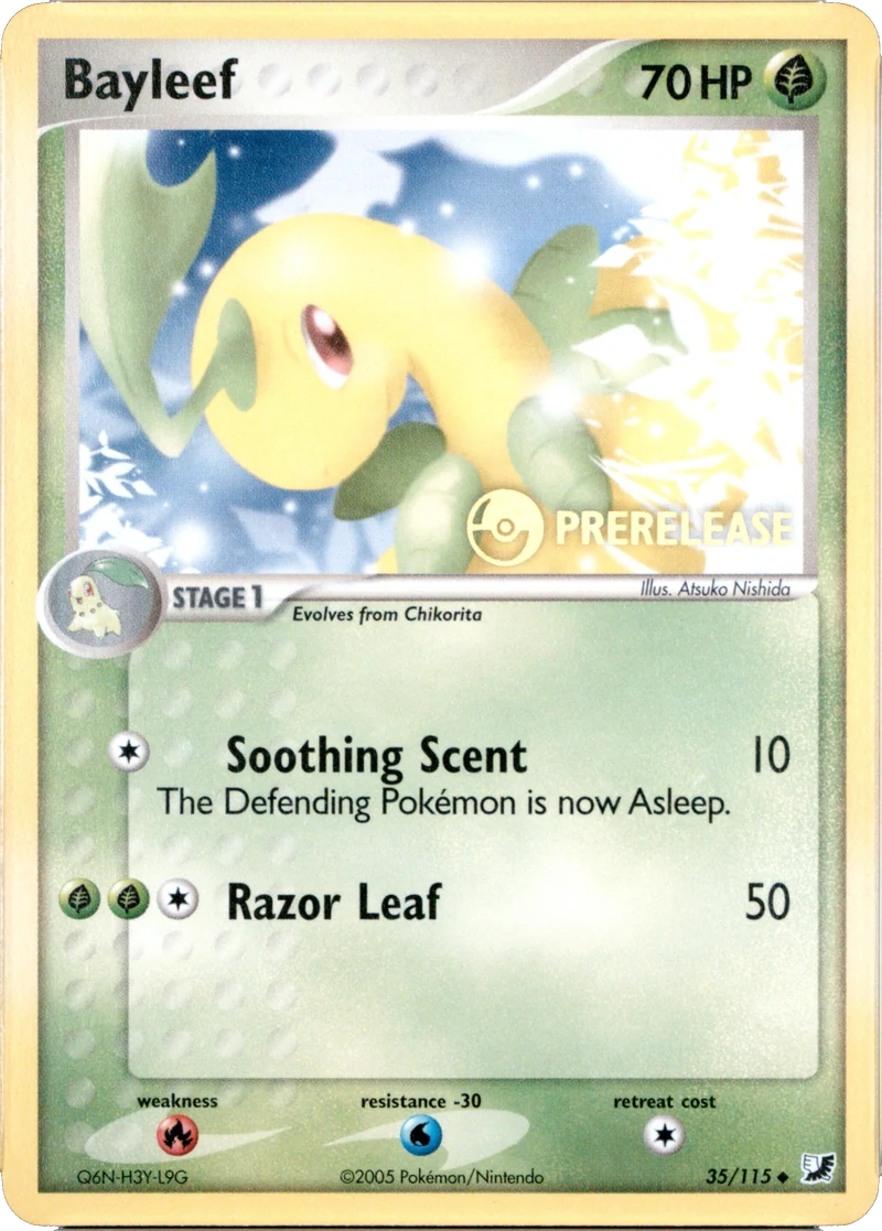 Bayleef Prerelease PSA reference placeholder