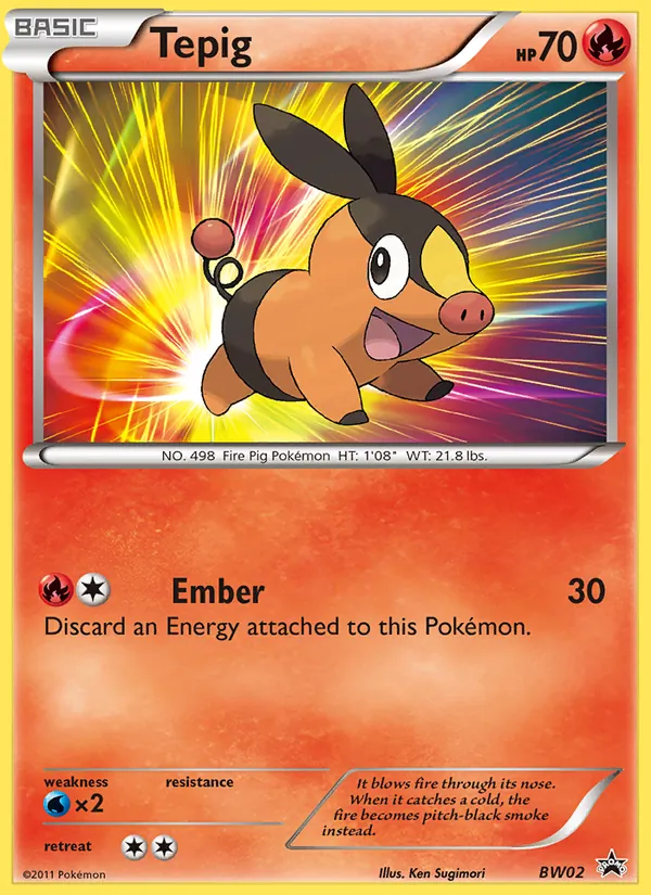 Tepig #BW02, BW Black Star Holo, TCGdex reference