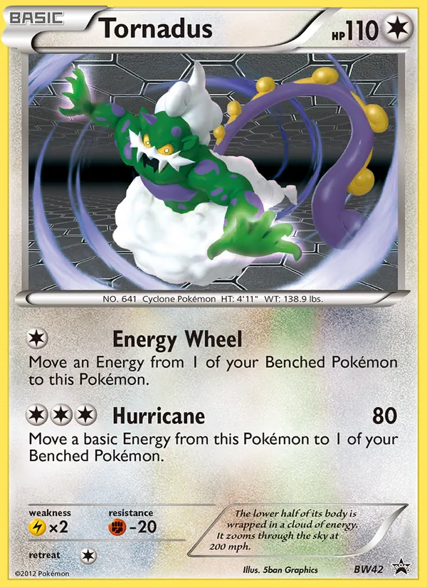 Tornadus #BW42, BW Black Star Holo, TCGdex reference