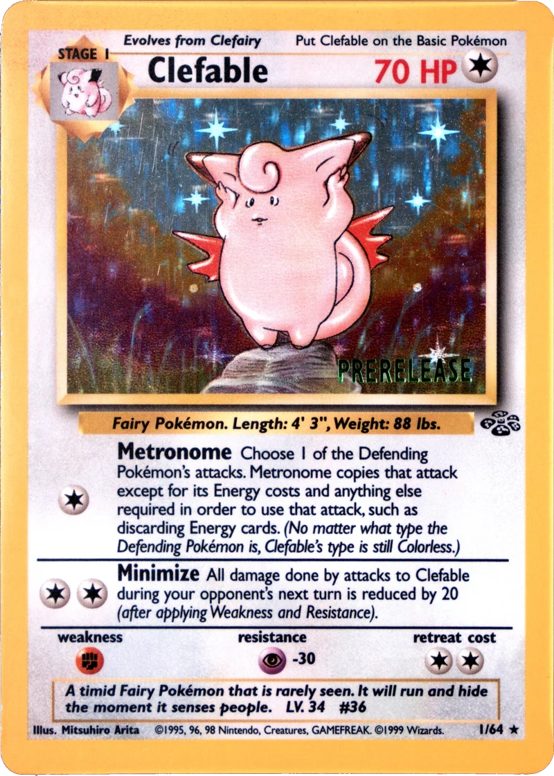 Clefable Prerelease PSA reference placeholder