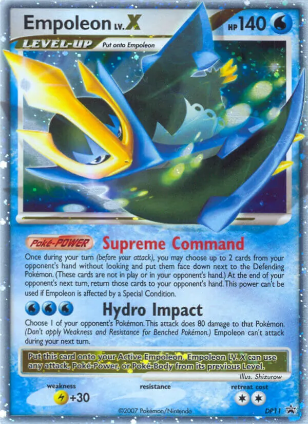 Empoleon #DP11, DP Black Star Cosmos Holo, TCGdex reference