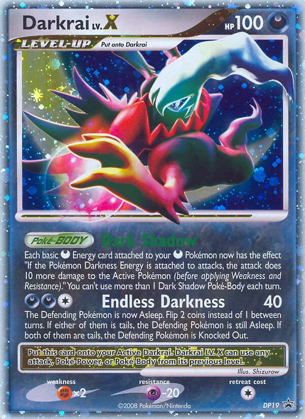 Darkrai #DP19, DP Black Star Cosmos Holo, TCGdex reference
