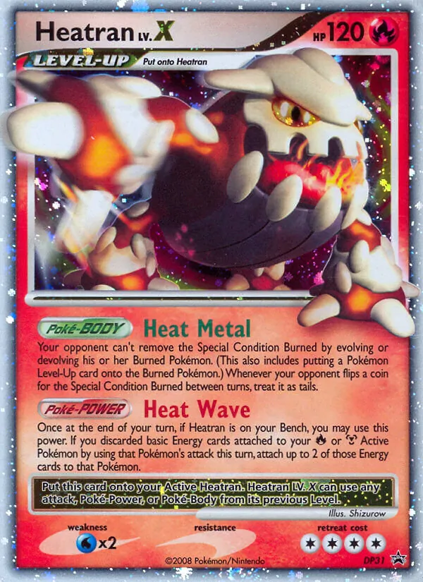 Heatran #DP31, DP Black Star Cosmos Holo, TCGdex reference