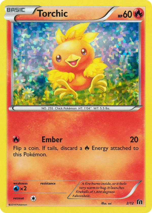 Torchic #02, English McDonald's Collection 2016 promo, reference image