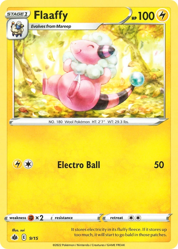 Flaaffy #09, English McDonald's Collection 2022 promo, reference image