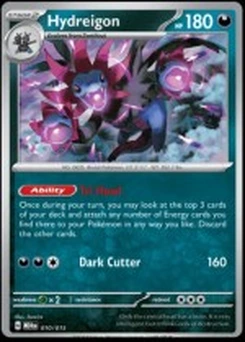 Hydreigon #10, English McDonald's Collection 2024 promo, reference image