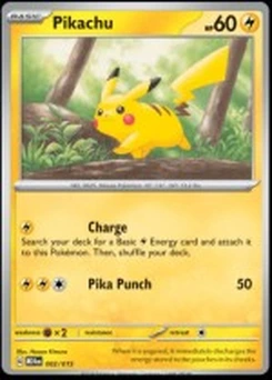 Pikachu #002, English McDonald's Collection 2025 promo, reference image