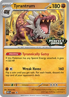 Tyrantrum 066, prerelease base reference scan