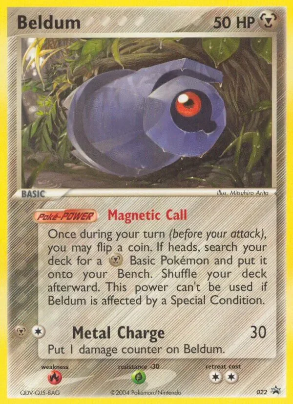 Beldum #022, Nintendo Black Star Standard print, TCGdex reference