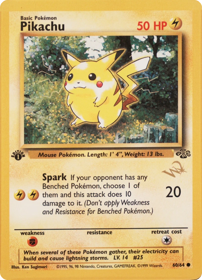 Pikachu Gold W stamp PSA reference placeholder