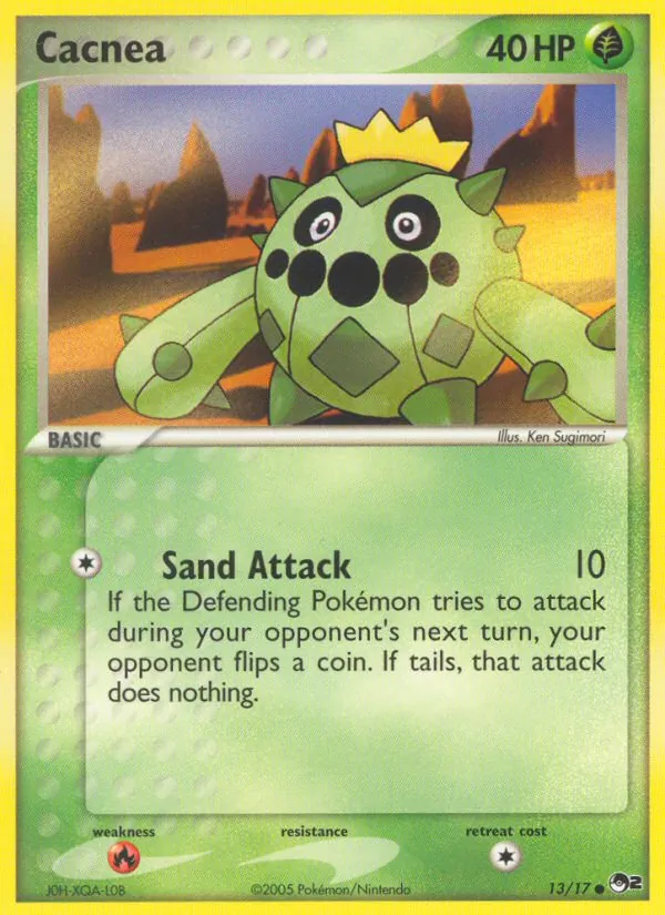 Cacnea #13, POP Series 2 Non Holo, TCGdex reference