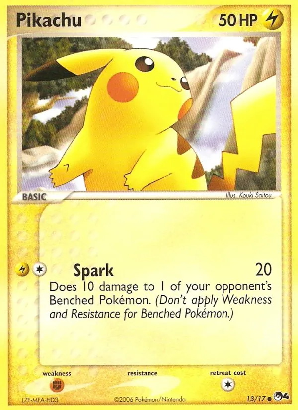 Pikachu #13, POP Series 4 Non Holo, TCGdex reference