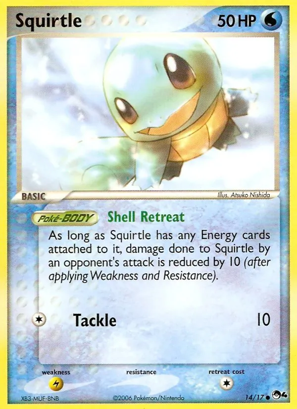 Squirtle #14, POP Series 4 Non Holo, TCGdex reference