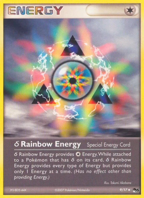 δ Rainbow Energy #9, POP Series 5 Non Holo, TCGdex reference