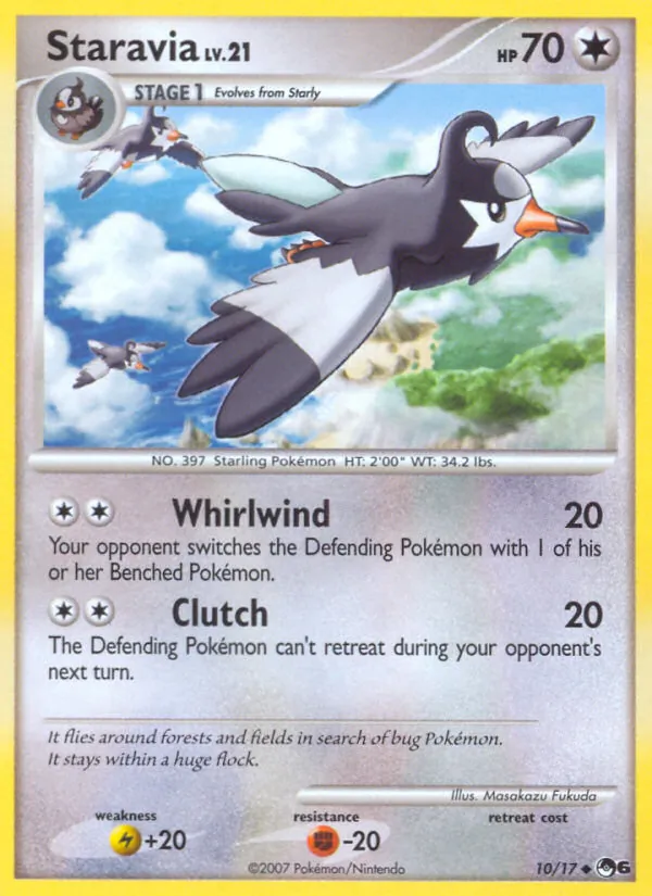 Staravia #10, POP Series 6 Non Holo, TCGdex reference