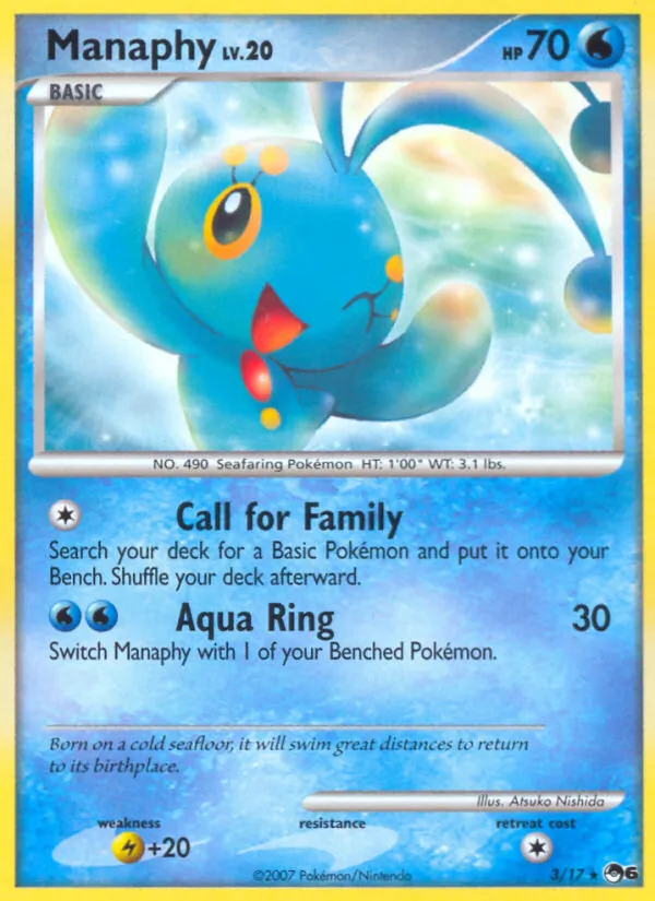 Manaphy #3, POP Series 6 Non Holo, TCGdex reference