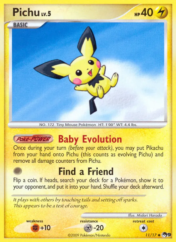 Pichu #11, POP Series 9 Non Holo, TCGdex reference