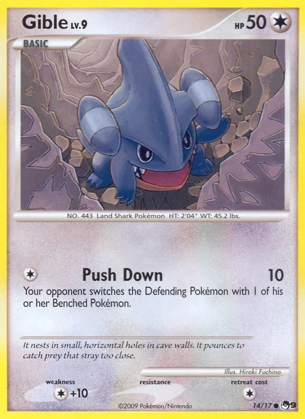 Gible #14, POP Series 9 Non Holo, TCGdex reference