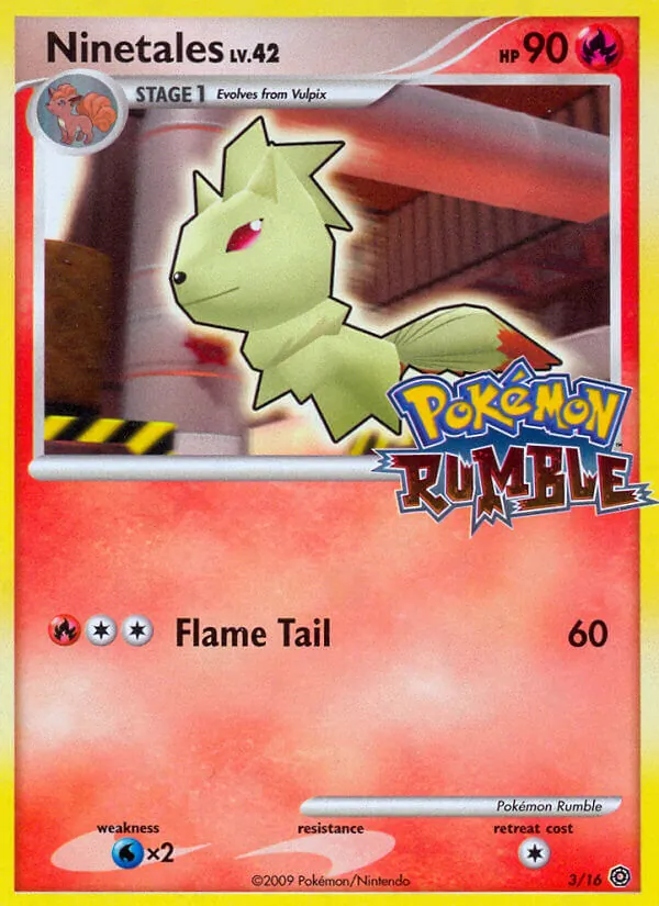 Ninetales #3, Pokémon Rumble Standard print, TCGdex reference
