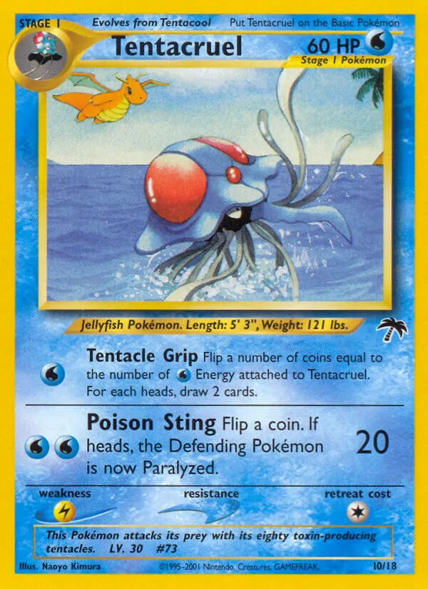 Tentacruel 10/18 Southern Islands reference