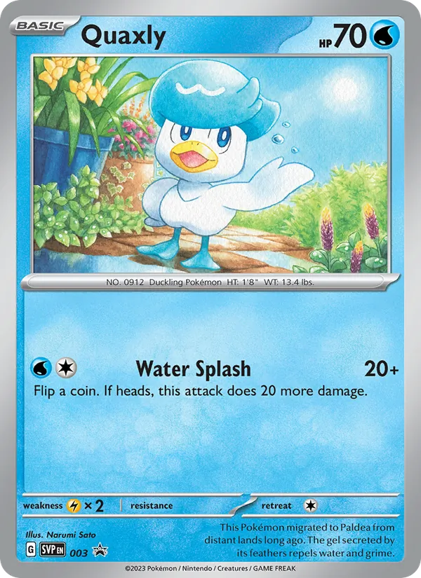 Quaxly #003, SWSH Black Star Holo, TCGdex reference