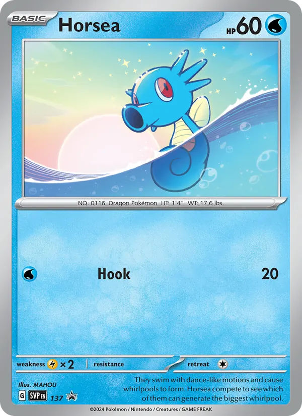 Horsea #137, SWSH Black Star Holo, TCGdex reference