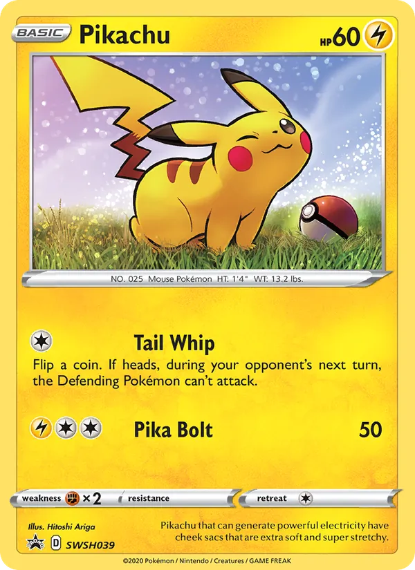 Pikachu #SWSH039, SWSH Black Star Holo, TCGdex reference
