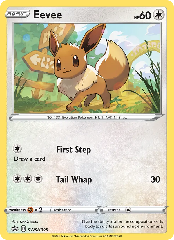 Eevee #SWSH095, SWSH Black Star Holo, TCGdex reference