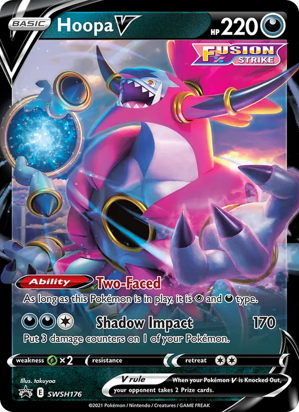 Hoopa V #SWSH176, SWSH Black Star Holo, TCGdex reference