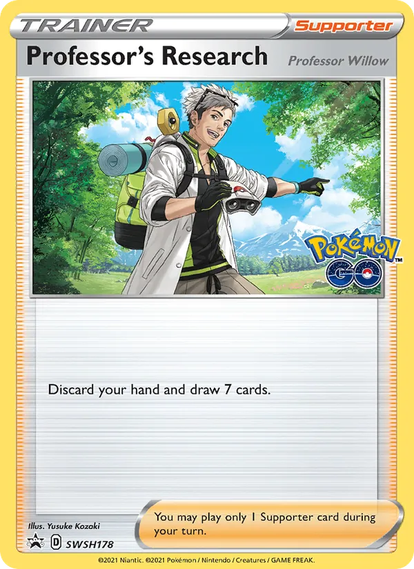 Professor's Research #SWSH178, SWSH Black Star Professor Willow, TCGdex reference