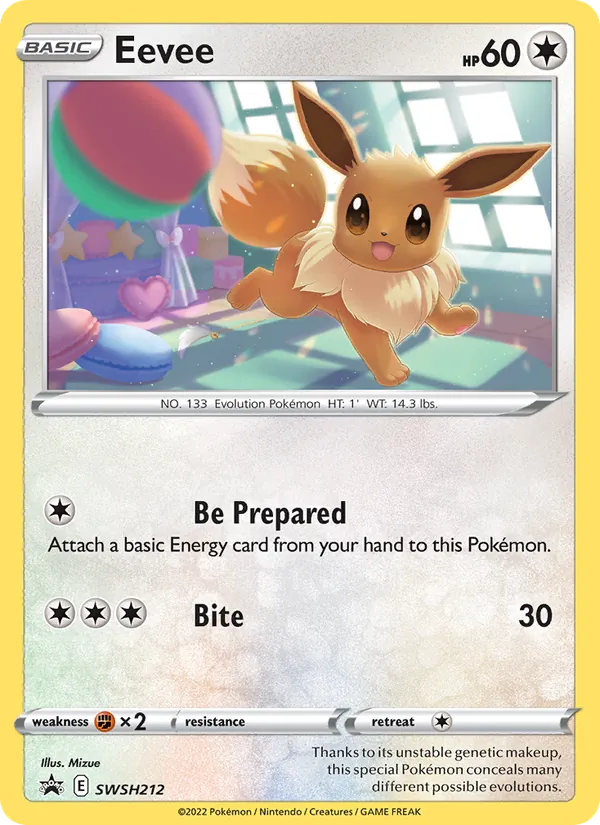 Eevee #SWSH212, SWSH Black Star Holo, TCGdex reference