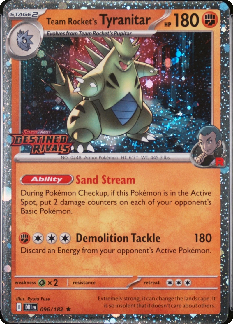 Team Rocket's Tyranitar Prerelease PSA cert 156634162 reference placeholder