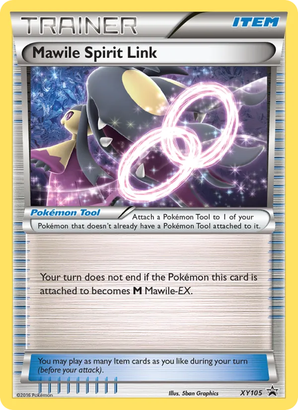 Mawile Spirit Link #XY105, XY Black Star Holo, TCGdex reference