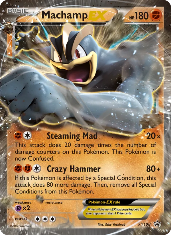 Machamp EX #XY108, XY Black Star Holo, TCGdex reference