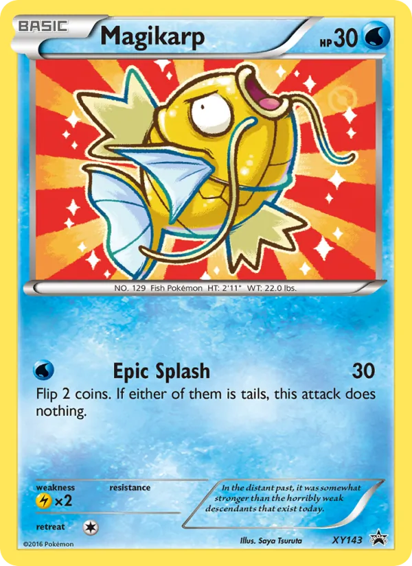Magikarp #XY143, XY Black Star Holo, TCGdex reference