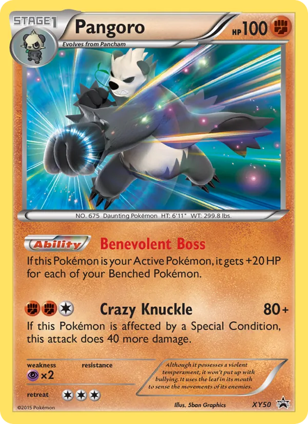 Pangoro #XY50, XY Black Star Holo, TCGdex reference
