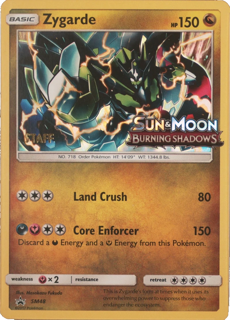 Zygarde Staff Prerelease PSA reference placeholder